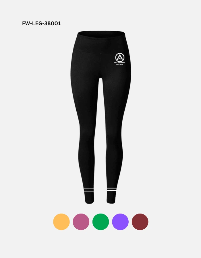 Premium custom black leggings for wholesalers and bulk buyers