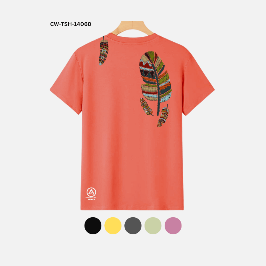 The Apparel Artist | Custom Streetwear Manufacturer | Custom T-Shirt design with embroidery on it