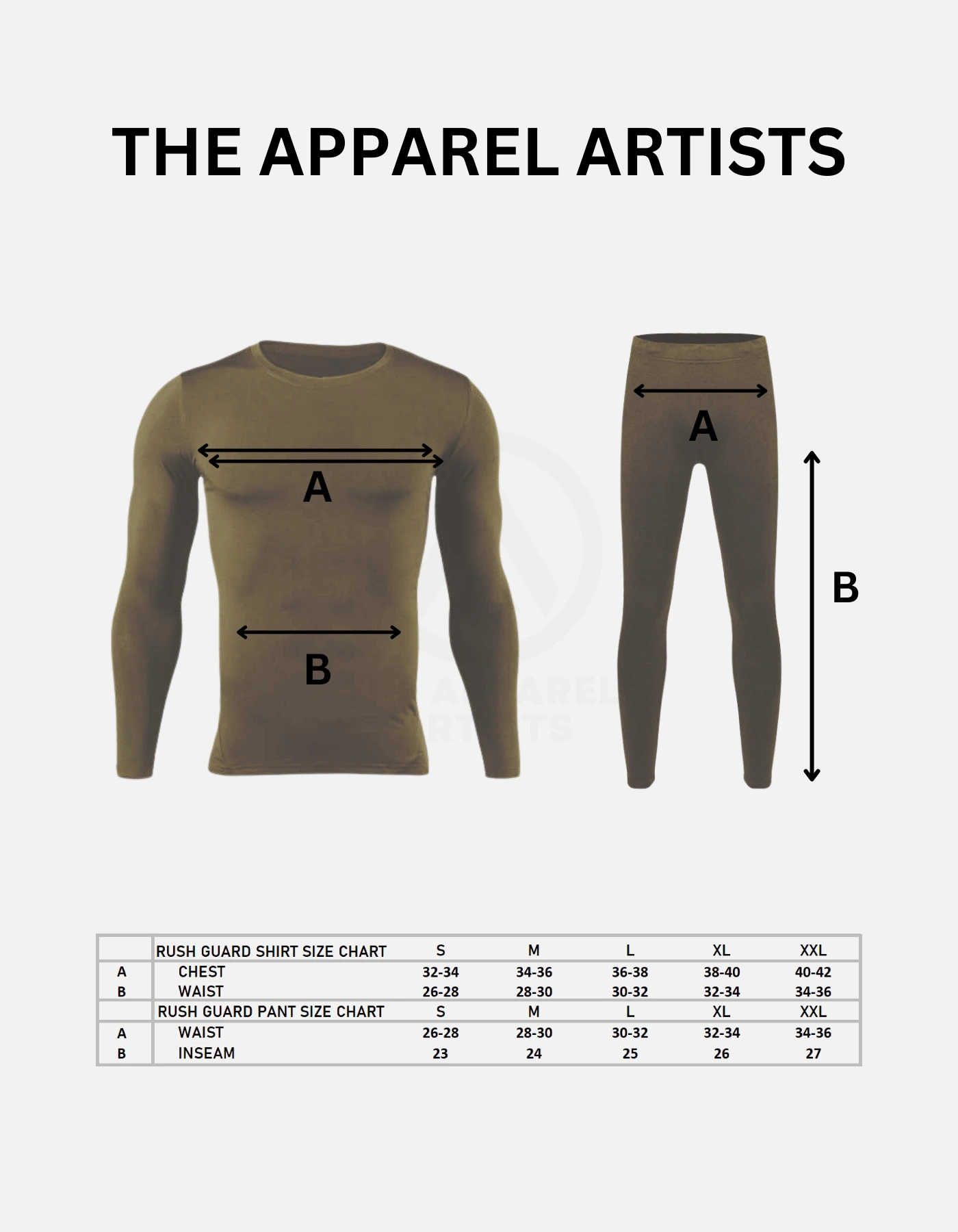 The Apparel Artist | Custom Made Rash Guards