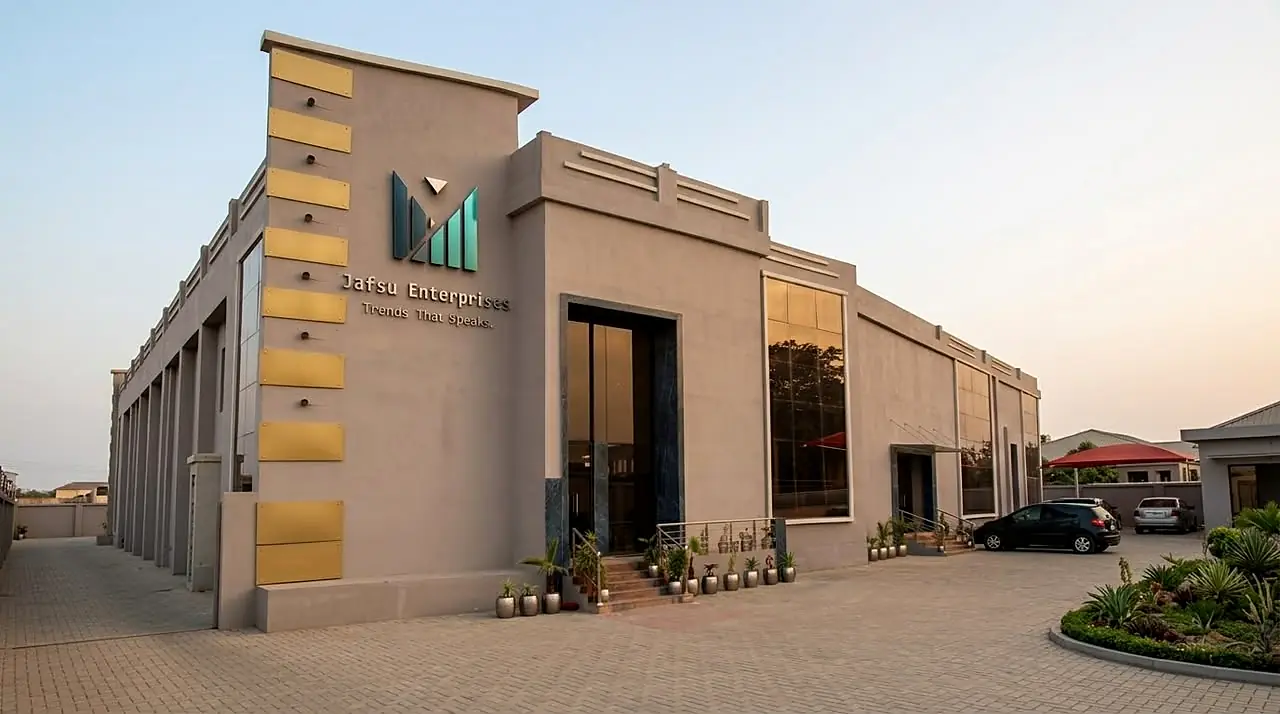 Jafsu Enterprises Factory Tour, garment factory building in Sialkot, Pakistan